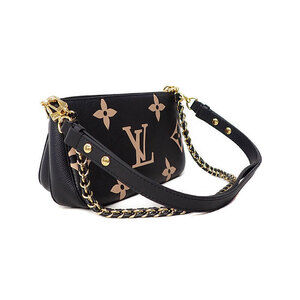Louis Vuitton Multi Pochette Empreinte Accessoires Monogram Bicolor Bag Shoulder
